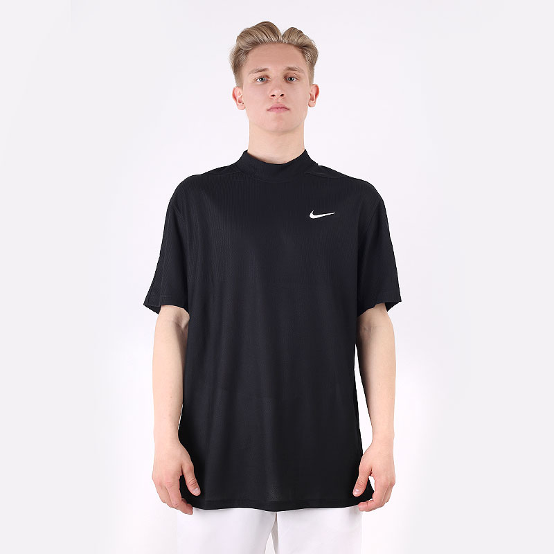 мужская черная футболка Nike Dri-FIT Tiger Woods Short-Sleeve CU9526-010 - цена, описание, фото 3